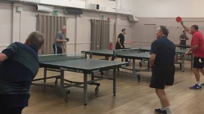 Getting fit with Ping Pong and setting a New Year Resolution goal