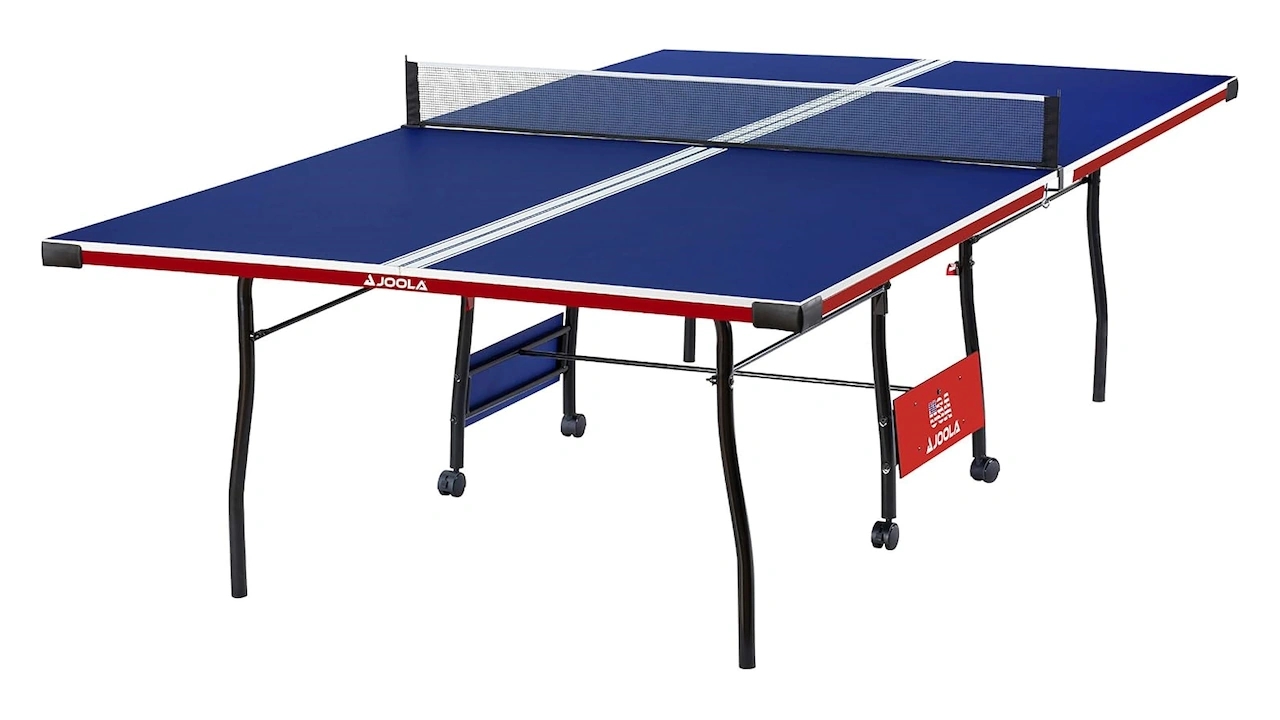 JOOLA 15mm Ping Pong Table with Quick Clamp Net - Liberty Americana