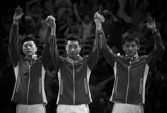 Olympic Rio 2016 Chinese Table Tennis Winning Team